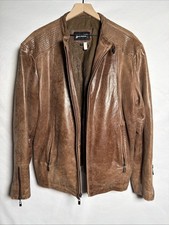 Giacca di pelle marrone Schott