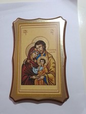 Sacra Famiglia Icona Legno