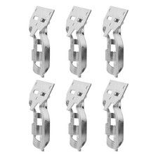  6 Pcs Porta Asta Bandiera Regolabil Clip Per Pole Portabandiera Da Muro