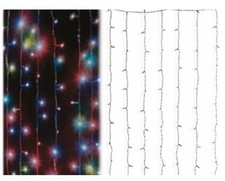 Tenda multicolor per esterno 208 led a batteria h. 0,7mt GALILEO