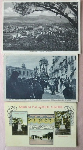Lotto cartoline palazzolo - lotto,