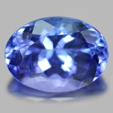 Tanzanite Blu Viola 1,71 Ct. VVS Ovale 8,5 x 6,3 Mm. Gemma naturale Tanzania