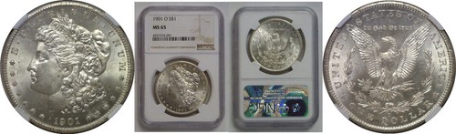 1901 dollaro morgan ngc - 1901-o,