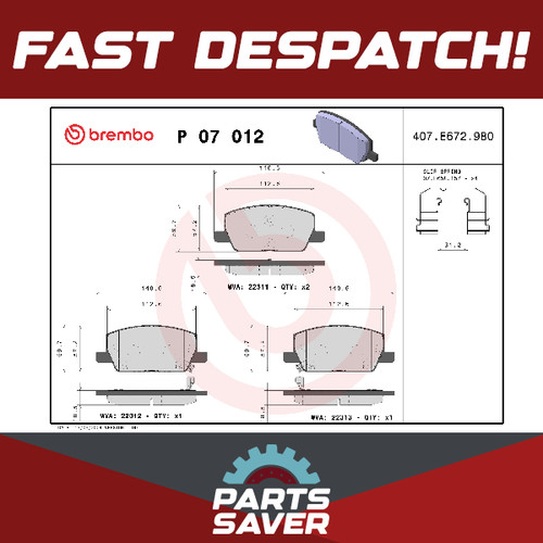 Set pastiglie freno adatte - , a