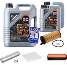 Controllo Set 7 L Liqui Moly Top Tec 0W-30 per BMW X5 Serie Xdrive30d Xdrive40d
