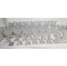 Servizio Bicchieri IN Cristallo piombato Sfaccettato ANTONIO IMPERATORE