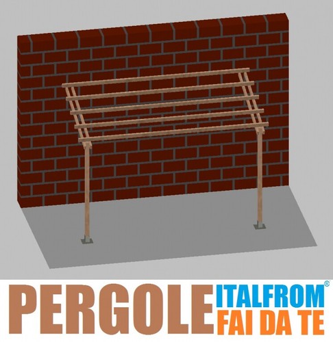 Pergola legno impregnato - legno,