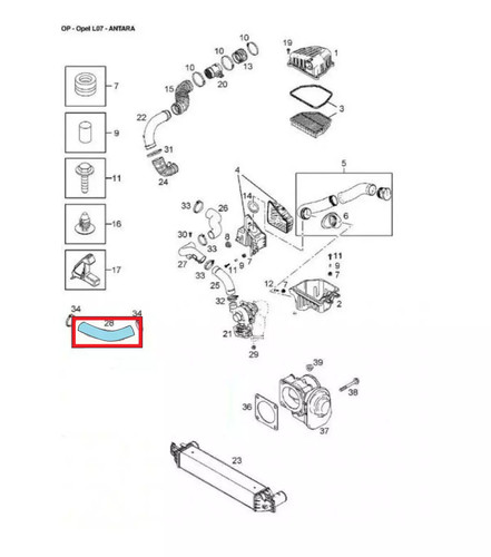 Durite suralimentation pour - durite, de