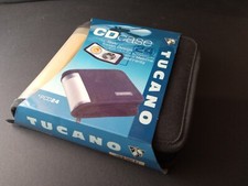 Borsa porta CD/DVD/BluRay 24 posti in nylon nero con cerniera TUCANO