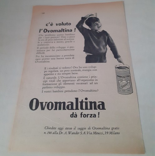 Pubblicità ovomaltina - pubblicità,