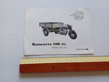 Sterzi motocarro 160 depliant originale italiano