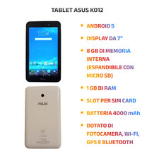 Tablet ASUS Fonepad 7 K012 con