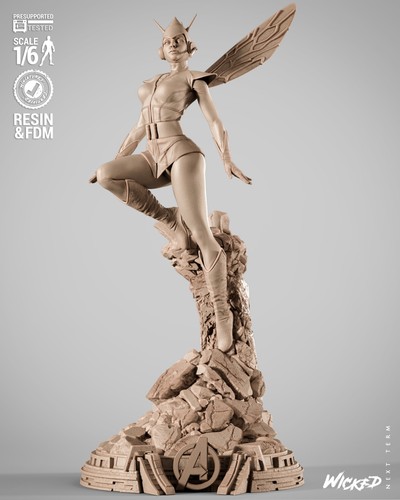 Scultura vespa stampata - la,