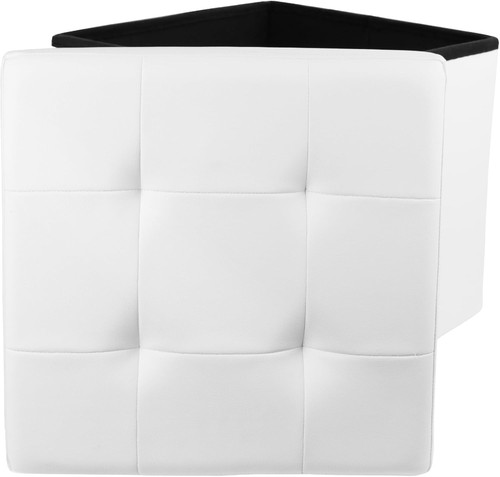 Pouf pieghevole contenitore - pouf,