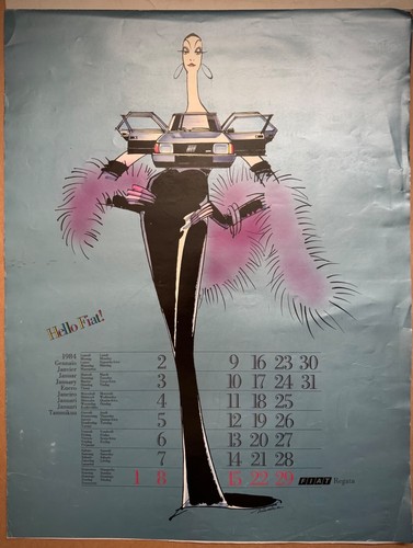 Fiat calendario artistico - -calendario,