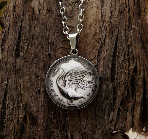 Collana acciaio ciondolo - collana, acciaio,