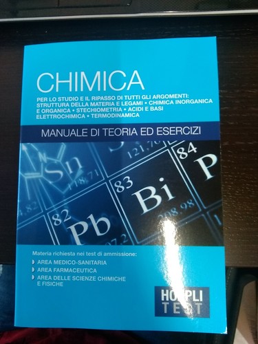 Hoepli test chimica - hoepli, manuale