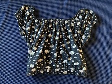 Top a fiori con elastico