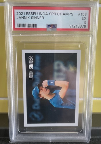 Jannik sinner psa real rookie - jannik,