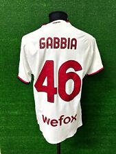 Maglia Milan GABBIA Match Iussed Worn Shirt Preparata Indossata Camiseta Jersey