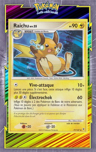 Raichu platine vainqueurs - raichu,