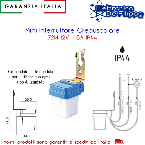 Mini interruttore crepuscolare - mini,