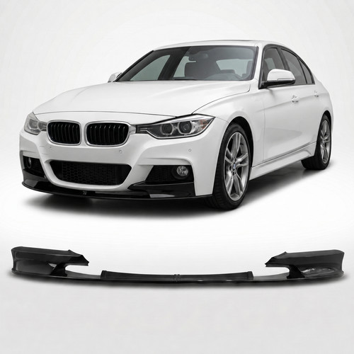 Splitter paraurti nero lucido