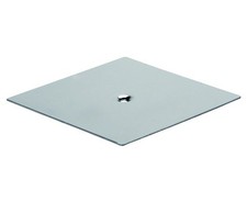 PIATTELLA INOX QUADRATA LUSSO 150X150 MM