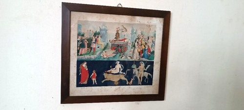 Incisione antica xix secolo - antica,