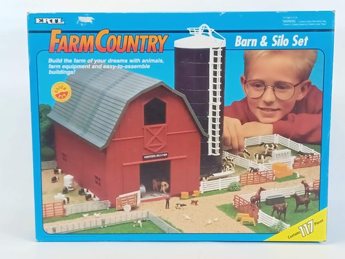 Ertl farm country barn silos - farm,