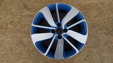 1x Cerchio in Lega 17 Pollici 7.0" 4x100 44ET Blu Lucido 403006755R Renault Clio Iv