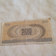 Banconota, Italia, 500 Lire, 1966, Vintage