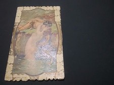 Antico Calendario da Barbiere 1912 "Il Bacio" ORIGINALE  Molto bello.