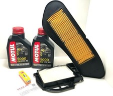 KIT TAGLIANDO YAMAHA X-CITY 250 2007 2008 2009 2010 OLIO FILTRI CANDELA MOTUL