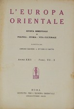 GIANNINI LO GATTO L’EUROPA