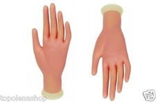 MANO FINTA PER PRATICA RICOSTRUZIONE UNGHIE NAIL ART E GEL ESTETICA ESTETISTA