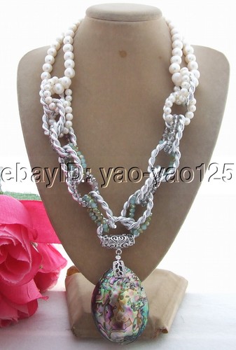 Collana perle bianche - perle,