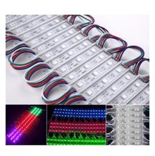 X3 MODULI LED RGB Multicolore 12V IP68 Impermeabile Insegna Camper Tuning