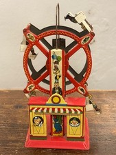 BELL-Giostra-Ruota in latta con bambini in latta e Clown litografati-Italy’50