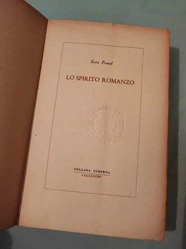 Pound spirito romanzo - spirito,