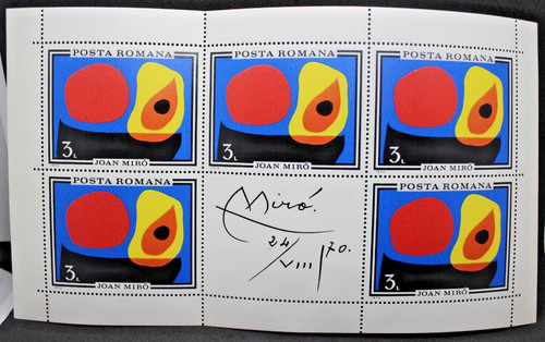 Romania 1970 joan miro - romania, miro'