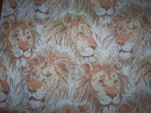 Lenzuolo letto vintage - , leone