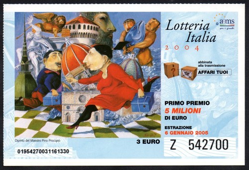 Biglietto lotteria italia - biglietto,