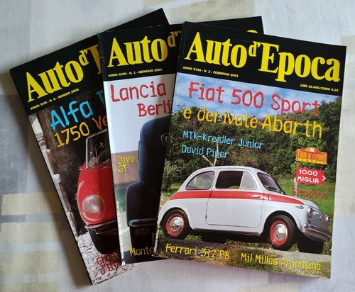 Riviste auto epoca anno - d'epoca,