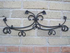 VECCHIO ATTACCAPANNI IN FERRO PIENO