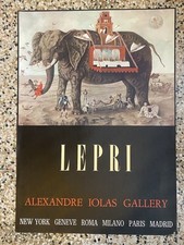 Lepri Stanislao Manifesto / Poster 87 x 62 cm. Iolas Gallery 1970