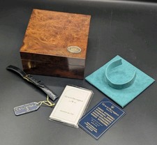 GIRARD PERREGAUX Scatola In Legno Per Orologio D' Oro 30 Anni Di Lavoro In FIAT 