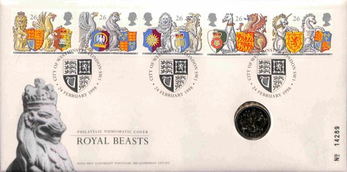 Qeii pnc coin cover - coin,