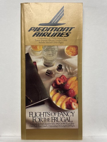 Piedmont airlines libretto - airlines,