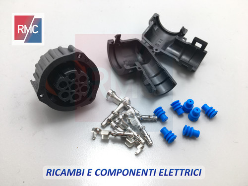 Connettore spinotto per faro - connettore,